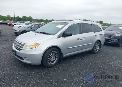2011 Honda Odyssey Ex-L z USA, uszkodzony, nr VIN 5FNRL5H63BB065336